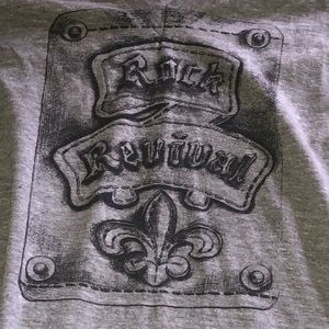 Never Worn Grey Rock Revival T